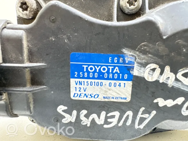 Toyota Avensis T270 Soupape vanne EGR 258000R010