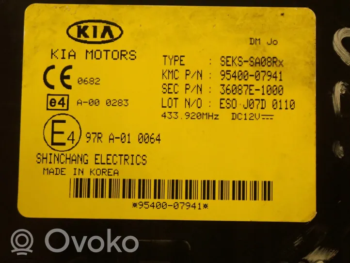 KIA Picanto Other control units/modules 