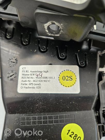 Audi A6 S6 C7 4G Kojelaudan sivutuuletussuuttimen kehys 4G2820902C