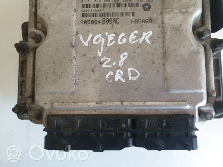 Chrysler Voyager Sterownik / Moduł ECU 0281012999