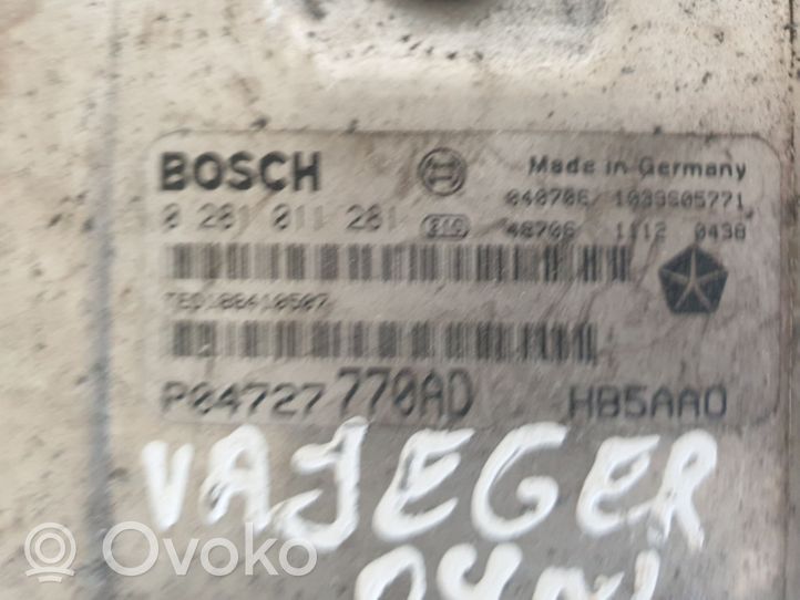 Chrysler Voyager Sterownik / Moduł ECU 0281011281