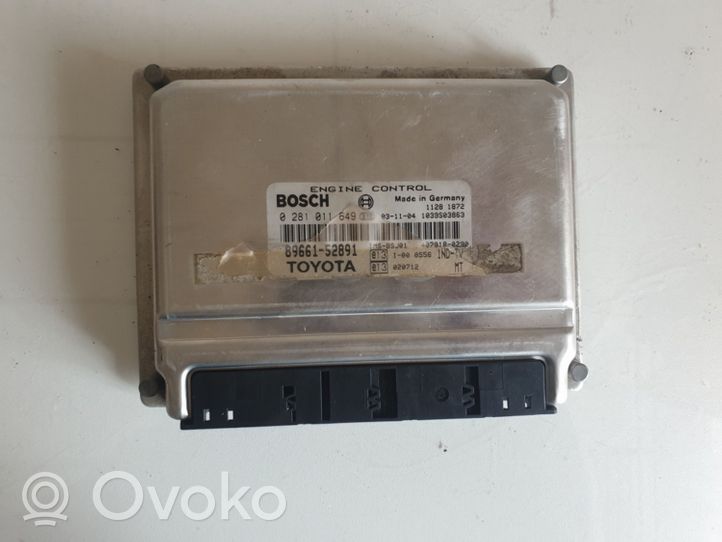 Toyota Yaris Motorsteuergerät/-modul 0281011649