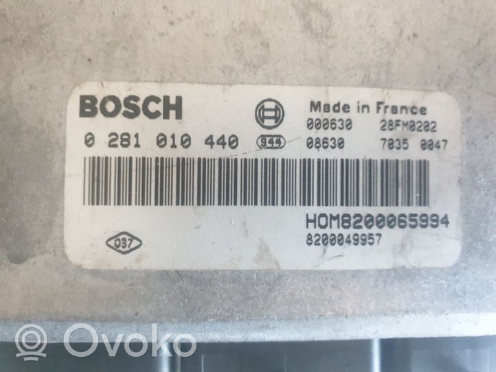 Volvo S40, V40 Calculateur moteur ECU 0281010440