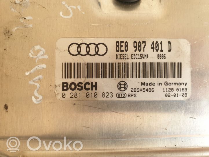 Audi A6 S6 C5 4B Sterownik / Moduł ECU 8E0907401D