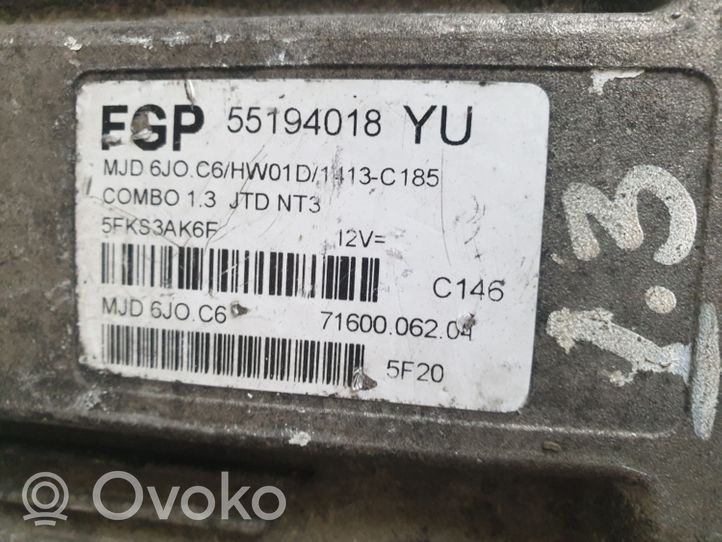 Opel Combo C Calculateur moteur ECU 55194018