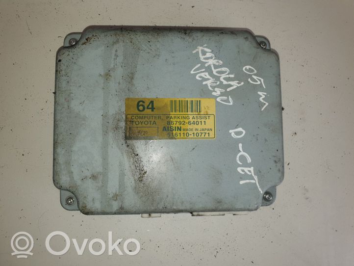 Toyota Verso Sterownik / Moduł parkowania PDC 8679264011