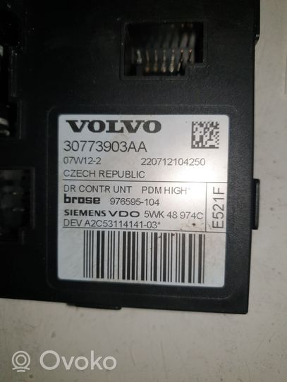 Volvo C30 Etuoven ikkunan nostomoottori 30773903AA