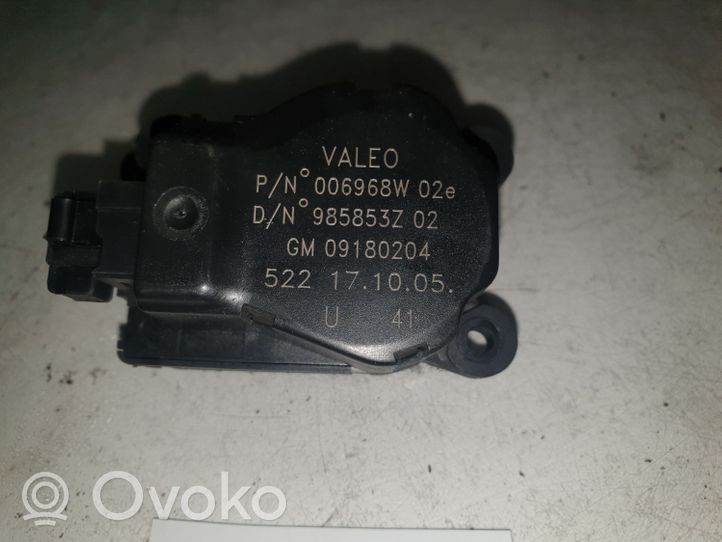 Opel Vectra C Motorino attuatore ricircolo aria dell’A/C 09180204