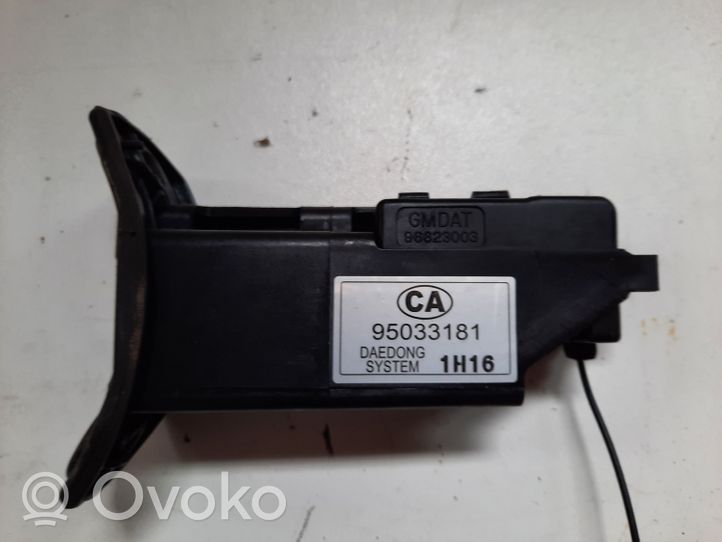 Chevrolet Captiva Verrouillage du bouchon du réservoir de carburant 95033181