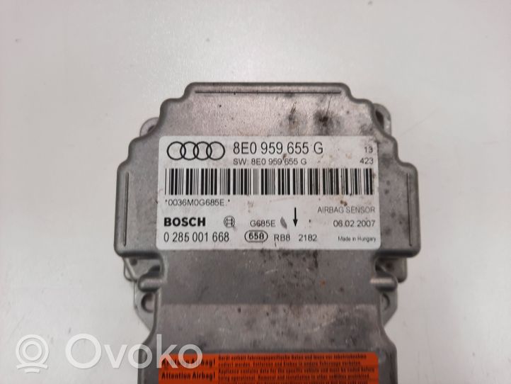 Audi A4 S4 B7 8E 8H Turvatyynyn ohjainlaite/moduuli 8E0959433CJ