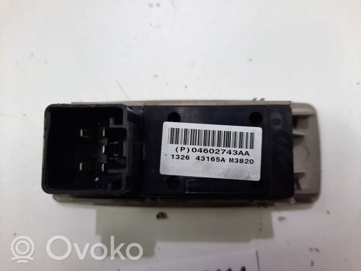 Jeep Commander Electric window control switch 04602743AA