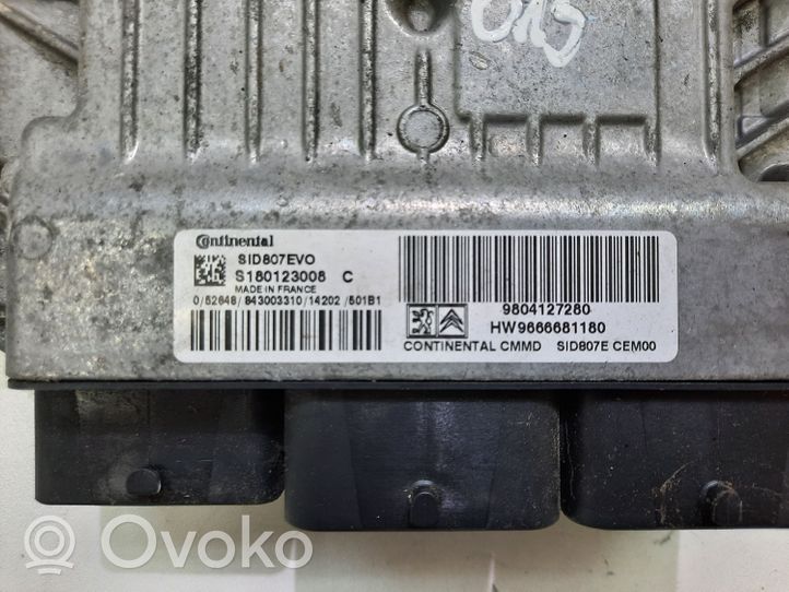 Peugeot 308 Sterownik / Moduł ECU S180123008C