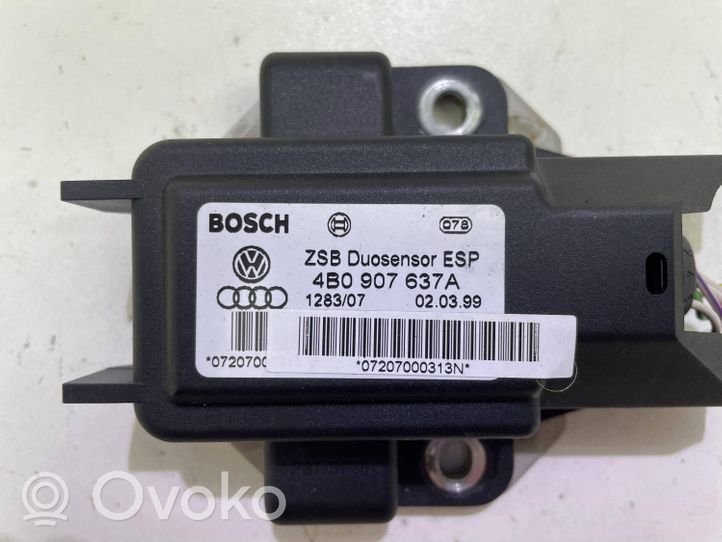 Audi A6 S6 C5 4B Sensore di imbardata accelerazione ESP 4B0907637A