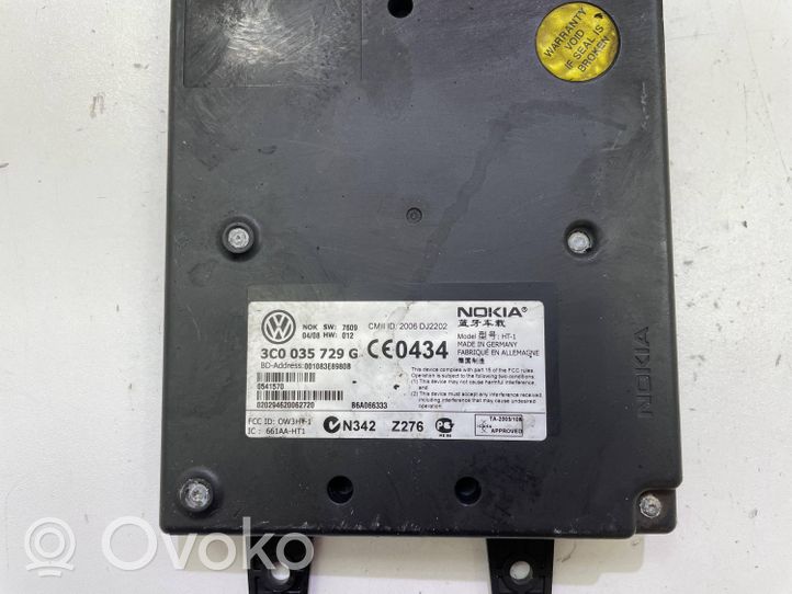 Volkswagen PASSAT B6 Moduł / Sterownik Bluetooth 3C0035729G