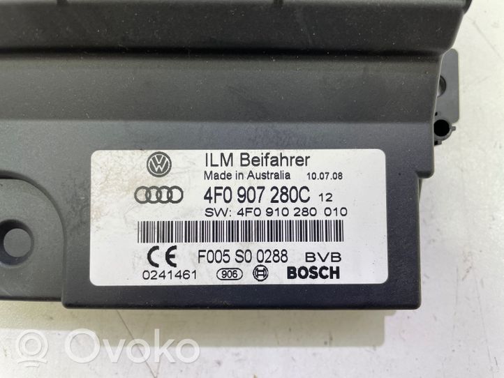 Audi A6 S6 C6 4F Citu veidu vadības bloki / moduļi 4F0907280C