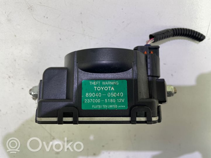 Toyota Verso Allarme antifurto 8904005040