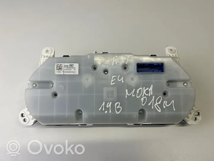 Opel Mokka X Compteur de vitesse tableau de bord 42483697