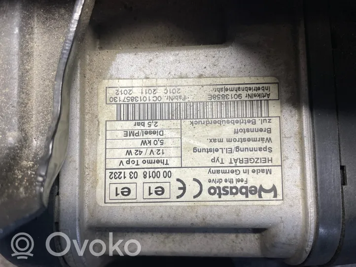 Volkswagen Caddy Autonomā apsilde ("Webasto") 000018031232