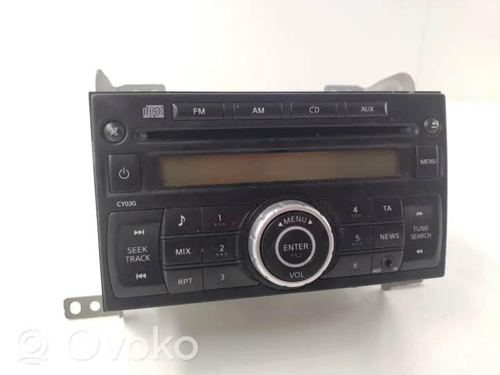 Nissan Juke I F15 Radija/ CD/DVD grotuvas/ navigacija 281851KA0A
