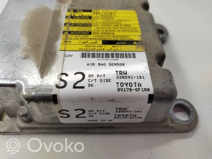 Toyota Verso Module de contrôle airbag 891700F100