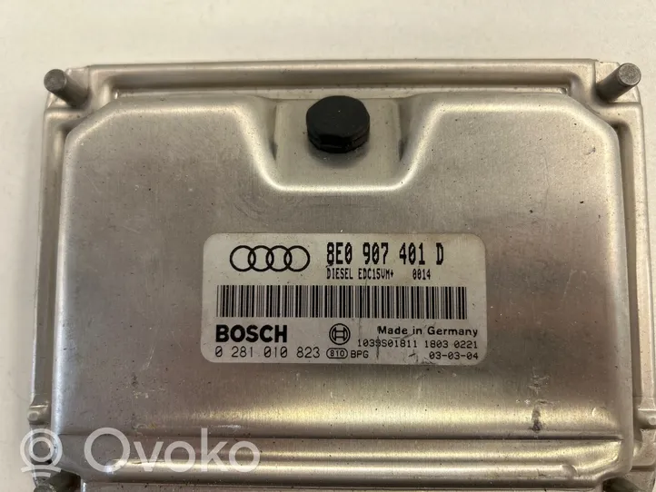 Audi A4 S4 B6 8E 8H Calculateur moteur ECU 8e0907401d