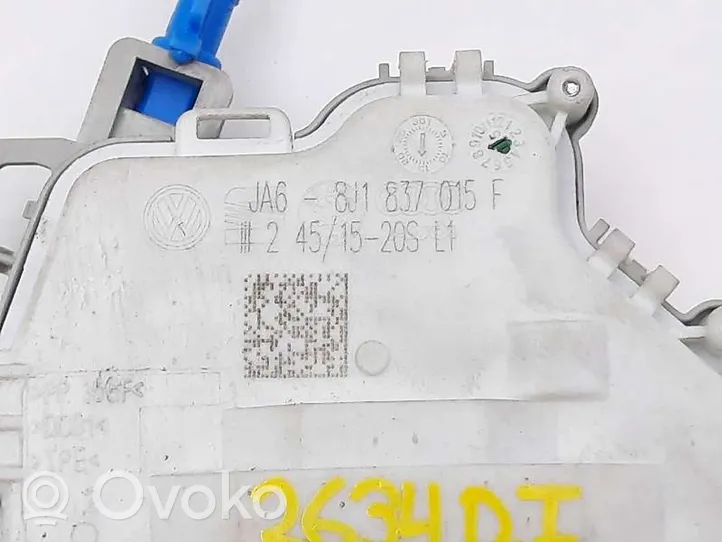 Audi Q3 8U Etuoven lukko 8J1837015F