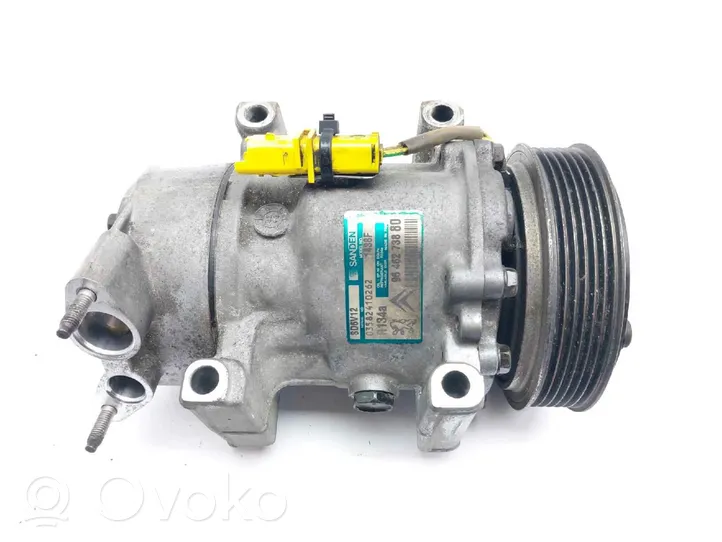 Peugeot 307 Air conditioning (A/C) compressor (pump) 9646273880