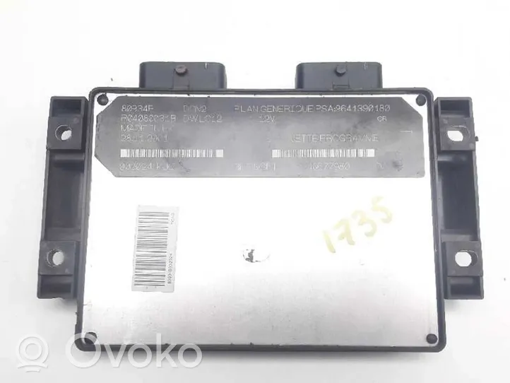 Peugeot 206 Sterownik / Moduł ECU 9646677980