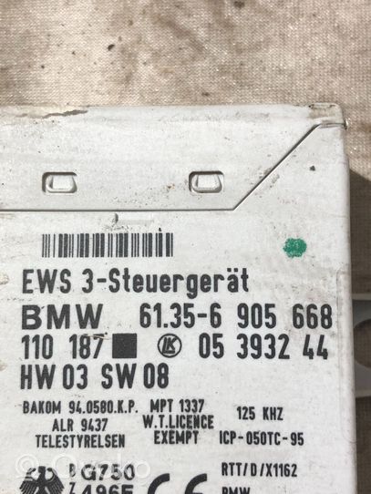 BMW 5 E39 Steuergerät Wegfahrsperre 61356905668