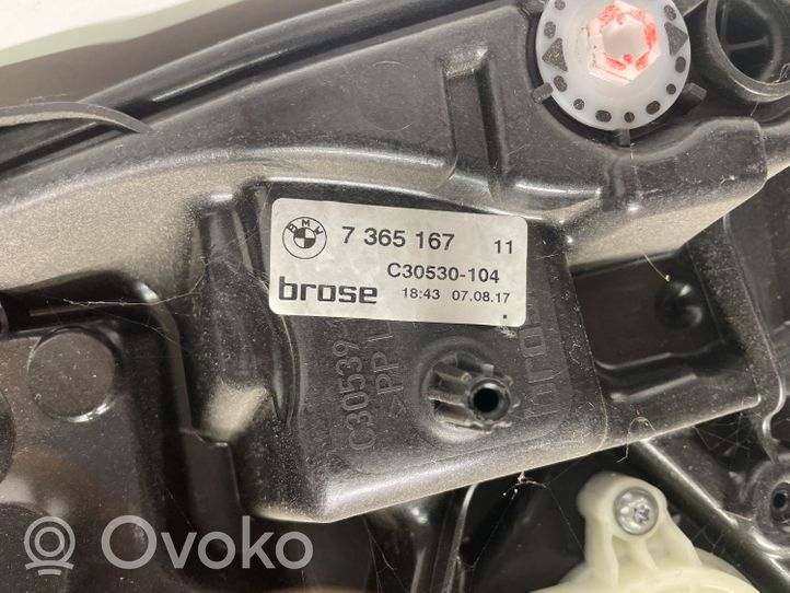 BMW 5 G30 G31 Alzacristalli del portellone scorrevole con motorino 7365167