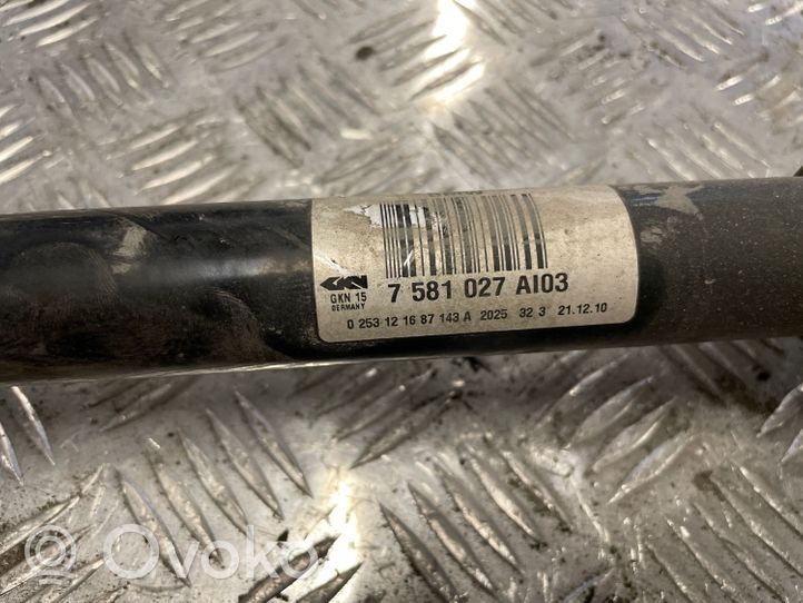 BMW 5 F10 F11 Rear driveshaft 7581027