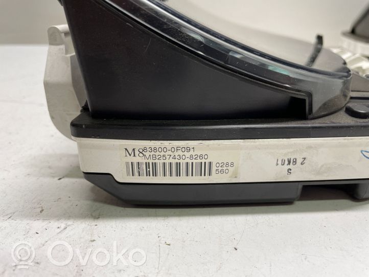 Toyota Corolla Verso E121 Tachimetro (quadro strumenti) 838000F091