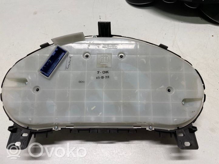 Opel Meriva B Compteur de vitesse tableau de bord 13349517