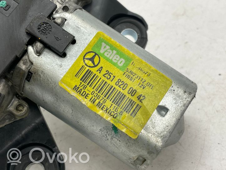 Mercedes-Benz R W251 Moteur d'essuie-glace arrière A2518200042