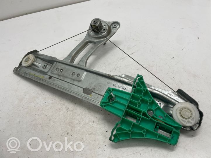 Opel Astra J Rear door manual window regulator 13260132