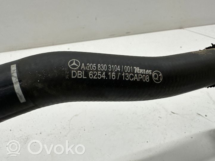 Mercedes-Benz C W205 Engine coolant pipe/hose A2058303104