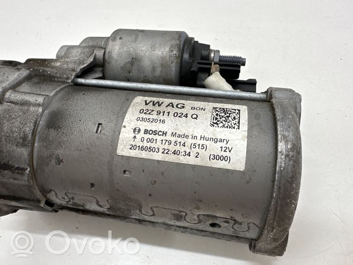 Volkswagen Golf Sportsvan Starter motor 02Z911024Q