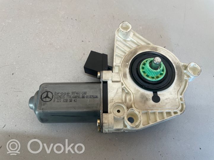 Mercedes-Benz S W221 Rear door window regulator motor A2218203042