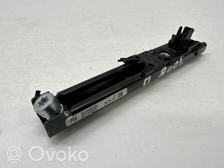 Peugeot 3008 II Rail de réglage hauteur de ceinture de sécurité 9813550780