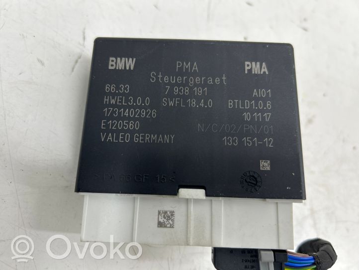 BMW X1 F48 F49 Pysäköintitutkan (PCD) ohjainlaite/moduuli 7938191