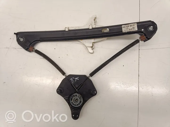 Volkswagen Golf VII Mechanizm podnoszenia szyby tylnej bez silnika 5G4839461C