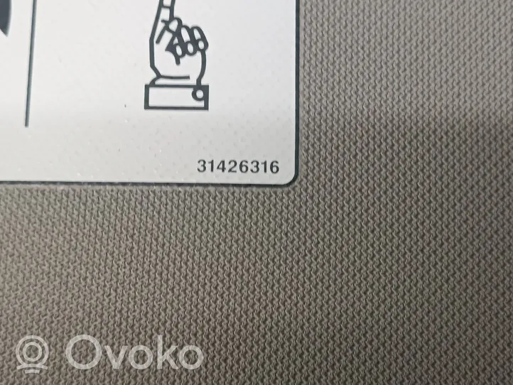 Volvo V60 Osłona przeciwsłoneczna szyberdachu 31426316