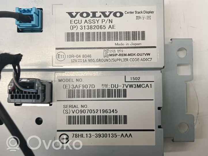 Volvo V60 Monitor / wyświetlacz / ekran 31382065AE