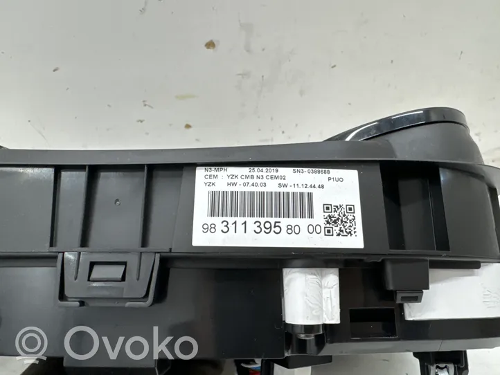 Opel Grandland X Compteur de vitesse tableau de bord 983113958000