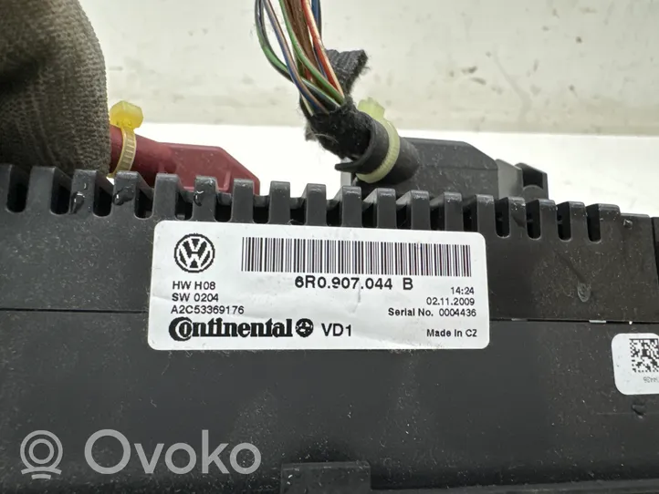 Volkswagen Polo V 6R Climate control unit 6R0907044B