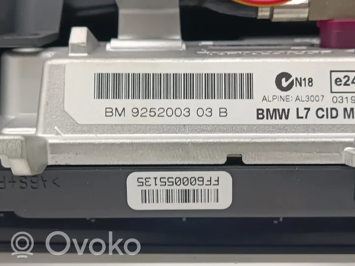 BMW 3 F30 F35 F31 Monitori/näyttö/pieni näyttö 9252003