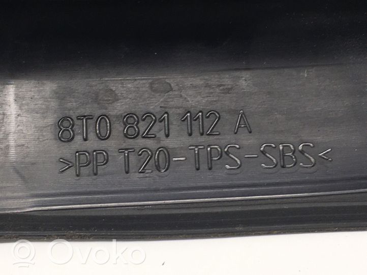 Audi A5 8T 8F Panel wykończeniowy błotnika 8T0821112A