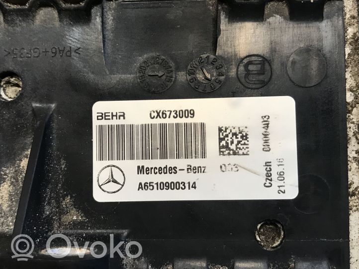 Mercedes-Benz C W205 Interkūlerio radiatorius A6510900314