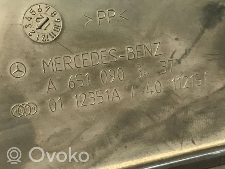 Mercedes-Benz E W212 Ohjaamon sisäilman ilmakanava A6510903437