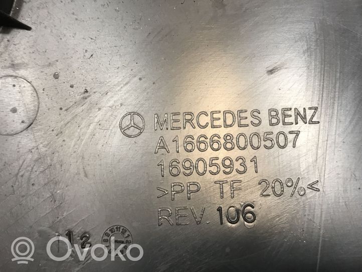 Mercedes-Benz GL X166 Rivestimento pannello inferiore del cruscotto A1666800507